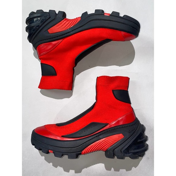 RED Knit sock racer boot main image 5